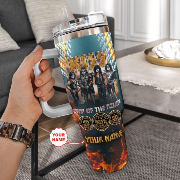 Personalized Kiss Band 40oz Stanley Tumbler - MAITM 5087