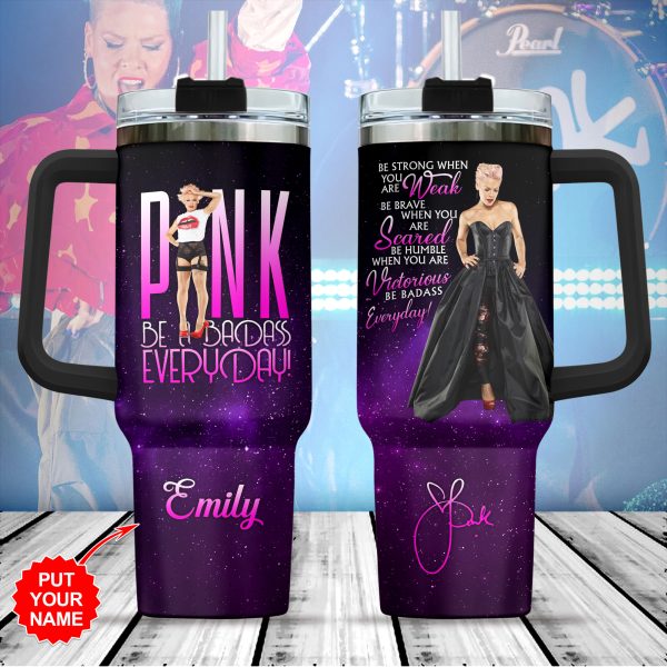 Personalized P!nk 40oz Stanley Tumbler - VANDH 1830