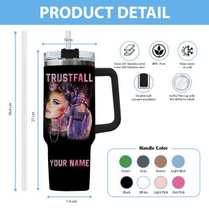 Personalized P!nk 40oz Stanley Tumbler - VANDH 1829