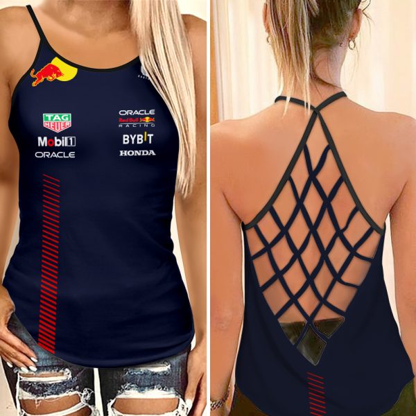 Red Bull Racing F1 Criss-Cross Leggings - TANTN 3581