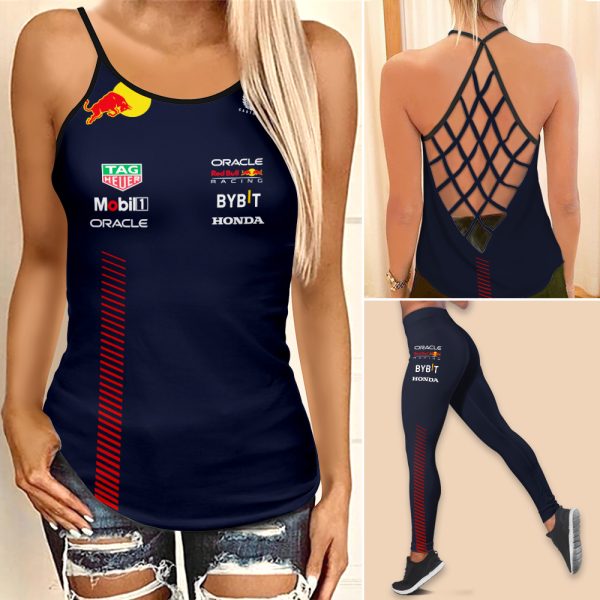 Red Bull Racing F1 Criss-Cross Leggings - TANTN 3581