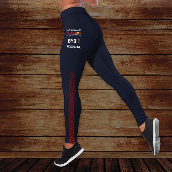 Red Bull Racing F1 Criss-Cross Leggings - TANTN 3581