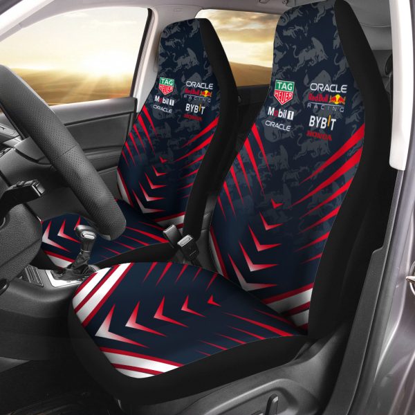 Red Bull Racing F1 2PCS Car Seat Cover - HOATT 4008