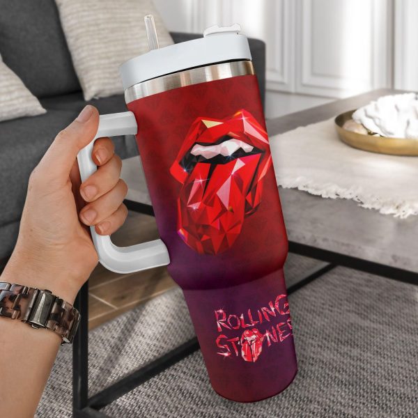 The Rolling Stones 40oz Stanley Tumbler - NGHIAVT 1224
