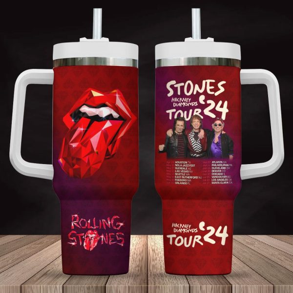 The Rolling Stones 40oz Stanley Tumbler - NGHIAVT 1224