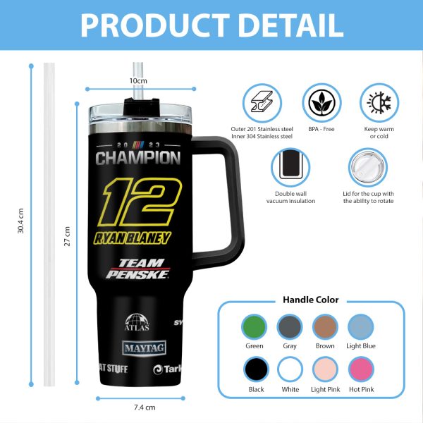 Ryan Blaney x Team Penske 40oz Stanley Tumbler - TANTN 3757