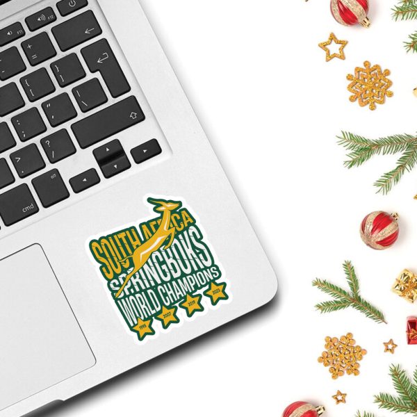 South Africa National Rugby Union Team Springboks 3D Sticker - TANTN 3688