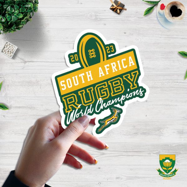 South Africa National Rugby Union Team Springboks 3D Sticker - TANTN 3689