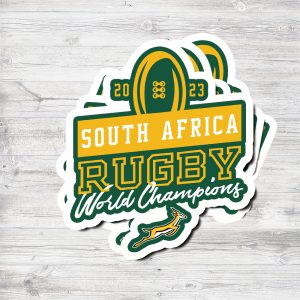 South Africa National Rugby Union Team Springboks 3D Sticker - TANTN 3689