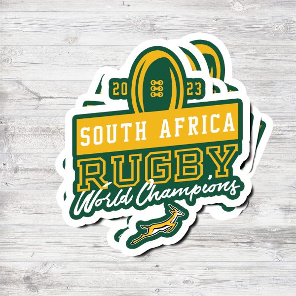 South Africa National Rugby Union Team Springboks 3D Sticker - TANTN 3689