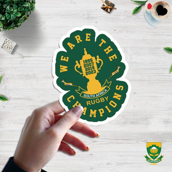 South Africa National Rugby Union Team Springboks 3D Sticker - TANTN 3690