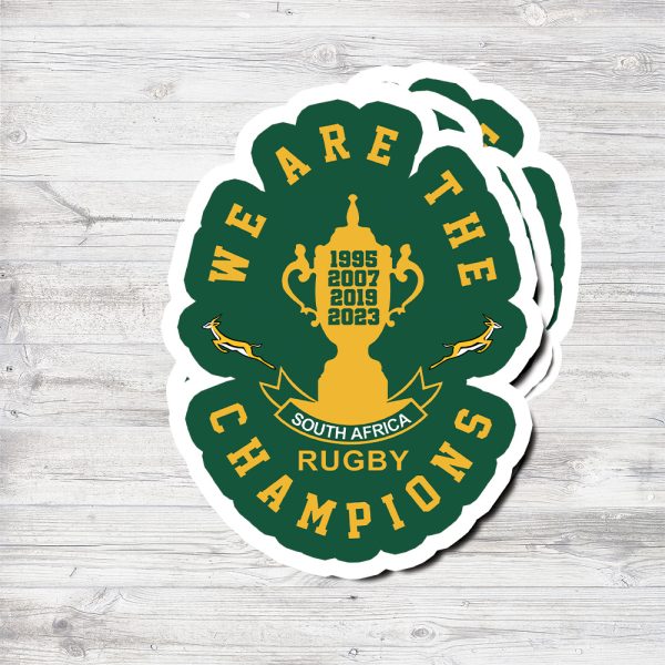 South Africa National Rugby Union Team Springboks 3D Sticker - TANTN 3690