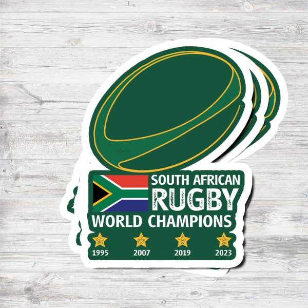 South Africa National Rugby Union Team Springboks 3D Sticker - TANTN 3691
