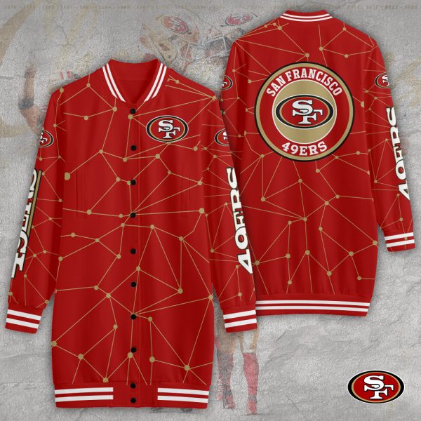 San Francisco 49ers 3D Women's Long Jersey - TANTN 3941