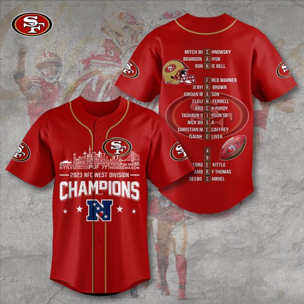 San Francisco 49ers Baseball Jersey - TANTN 3792