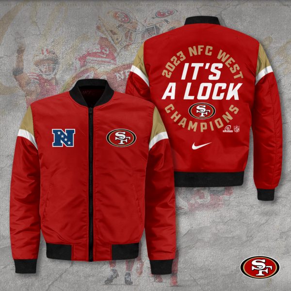 San Francisco 49ers 3D Bomber Jacket - TANTN 3835