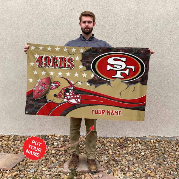 Personalized San Francisco 49ers 3D House Flag - TANTN 3818
