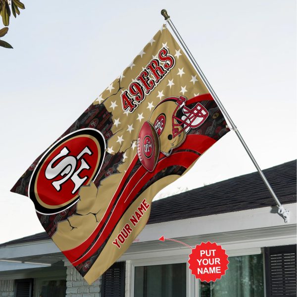Personalized San Francisco 49ers 3D House Flag - TANTN 3818