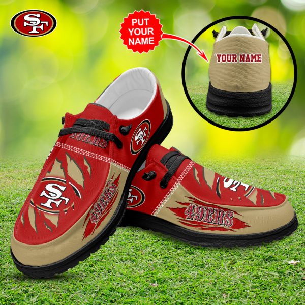 Personalized San Francisco 49ers Custom Hey Dude Shoes - TANTN 3821