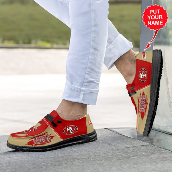 Personalized San Francisco 49ers Custom Hey Dude Shoes - TANTN 3821