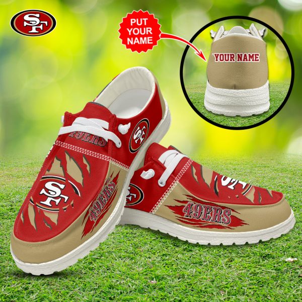 Personalized San Francisco 49ers Custom Hey Dude Shoes - TANTN 3821