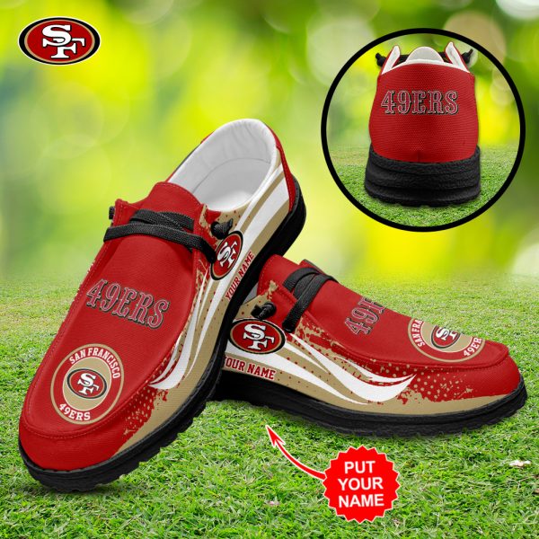 Personalized San Francisco 49ers Custom Hey Dude Shoes - TANTN 3822