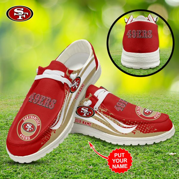 Personalized San Francisco 49ers Custom Hey Dude Shoes - TANTN 3822