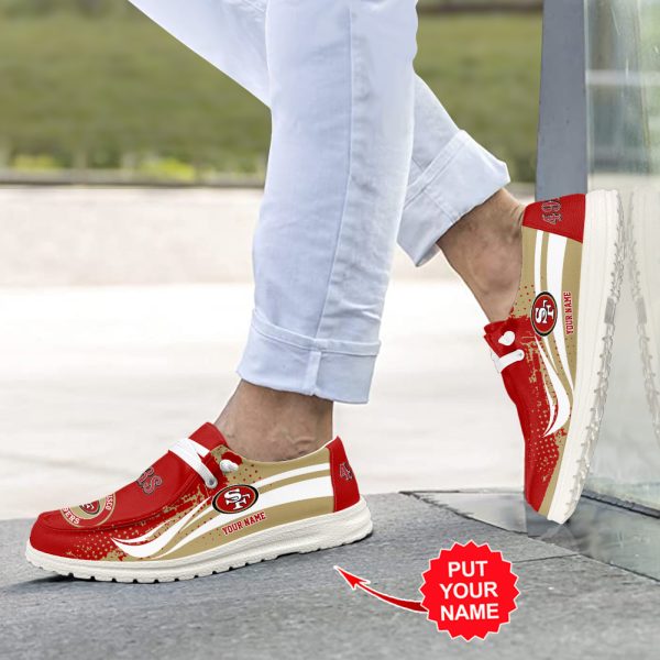 Personalized San Francisco 49ers Custom Hey Dude Shoes - TANTN 3822