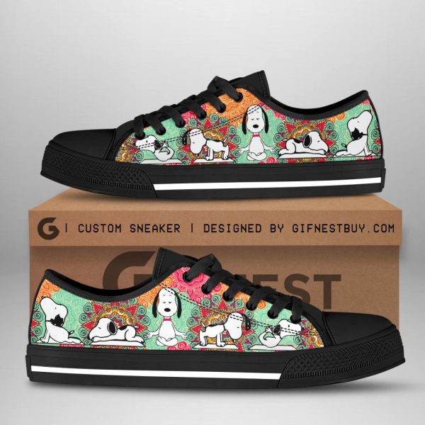 Snoopy Low Top Canvas Shoes - VANDH 1943