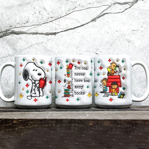 Snoopy x Reading White Ceramic Mug - VANDH 1997