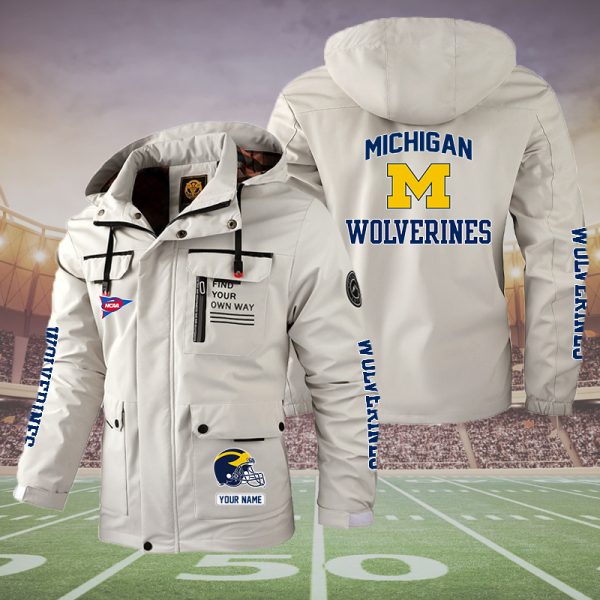 Personalized Michigan Wolverines Football 2D Parka Jacket - TANTN 3928