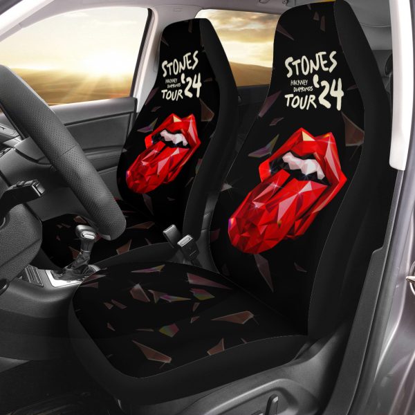 The Rolling Stones 2PCS Car Seat Cover - TANTN 3543