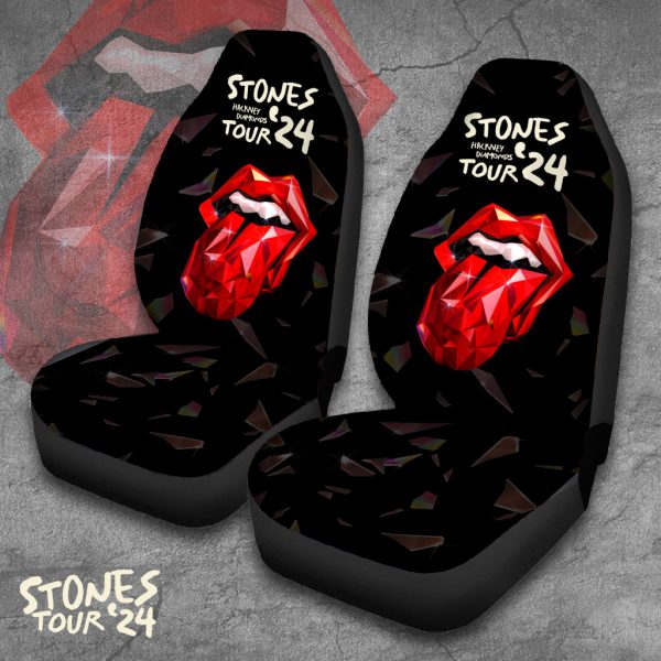 The Rolling Stones 2PCS Car Seat Cover - TANTN 3543