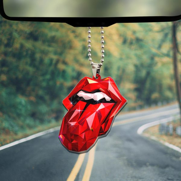 The Rolling Stones Custom Shape 2-sided Acrylic Car Ornament – TANTN 3785