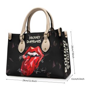 The Rolling Stones Leather HandBag - TANTN 3436