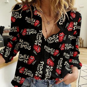 The Rolling Stones 3D Linen Shirt - TANTN 3473