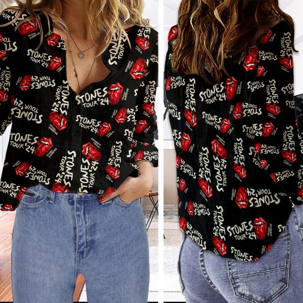 The Rolling Stones 3D Linen Shirt - TANTN 3473