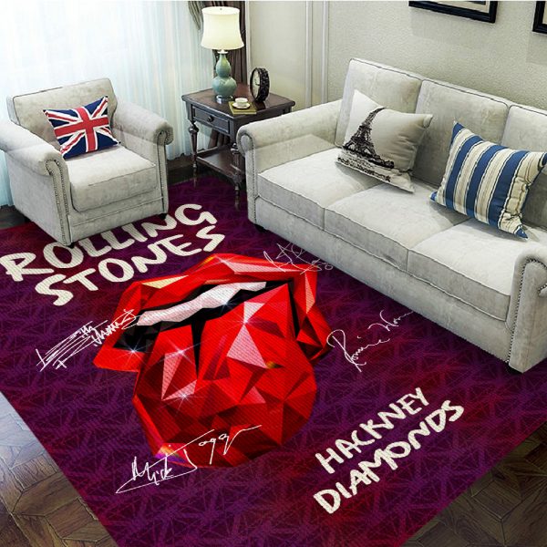 The Rolling Stones Rectangular Rug - TANTN 3463