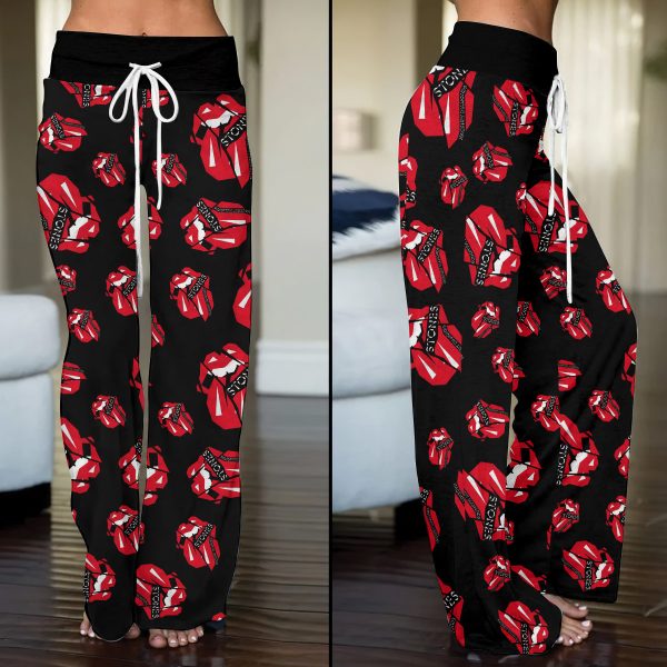 The Rolling Stones High-Waisted Straight-Leg Trousers - TANTN 3464