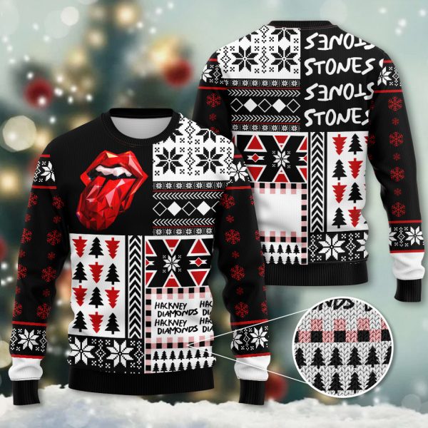 The Rolling Stones 3D Ugly Sweater - TANTN 3442