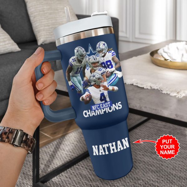 Personalized Dallas Cowboys 40oz Stanley Tumbler - VANDH 2177
