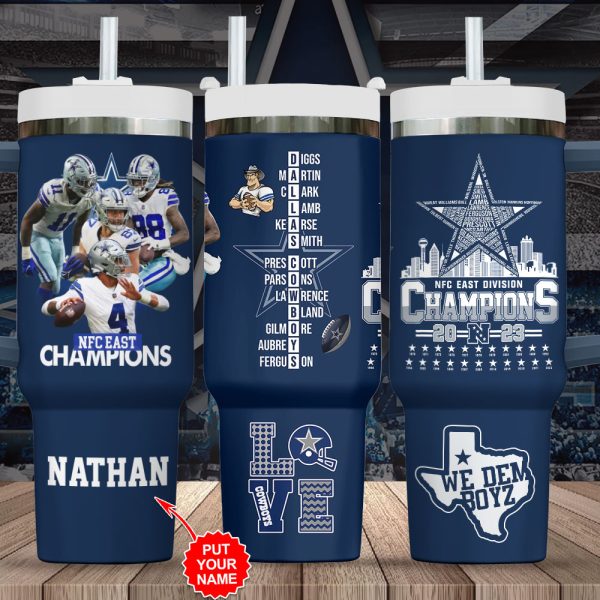 Personalized Dallas Cowboys 40oz Stanley Tumbler - VANDH 2177