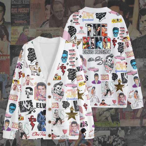 Elvis Presley Unisex Knitted Cardigan - ANHNV 1893