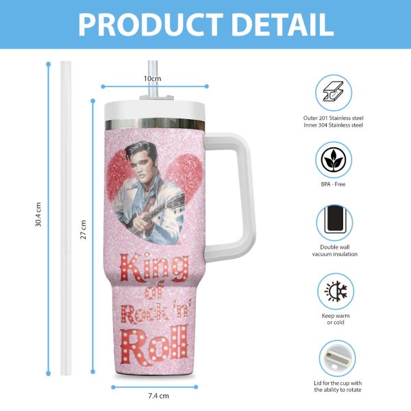Elvis Presley 40oz Stanley Tumbler - ANHNV 3394