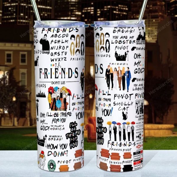 Friends Skinny Tumbler - ANHNV 3611