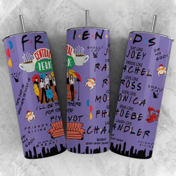 Friends Skinny Tumbler - ANHNV 3612