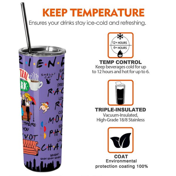 Friends Skinny Tumbler - ANHNV 3612