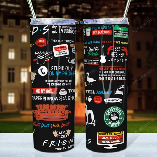 Friends Skinny Tumbler - ANHNV 3613