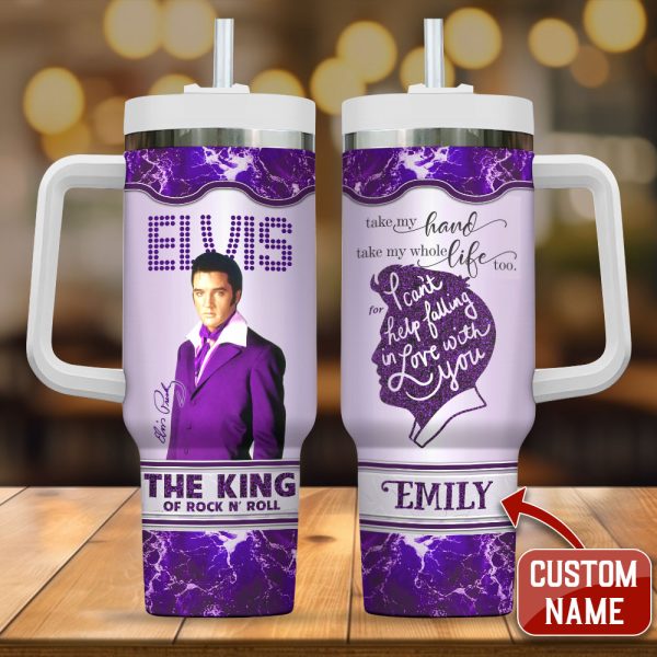Personalized Elvis Presley 40oz Stanley Tumbler - ANHNV 3716