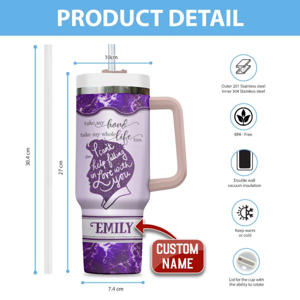 Personalized Elvis Presley 40oz Stanley Tumbler - ANHNV 3716